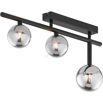 JUPITER 1907 - Плафон NEPTUN 3xG9/14W/230V черен/димчато сив (10701907)