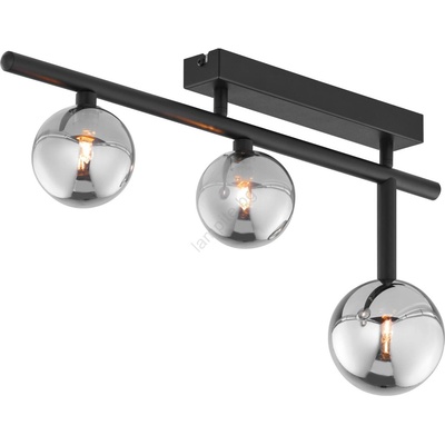 JUPITER 1907 - Плафон NEPTUN 3xG9/14W/230V черен/димчато сив (10701907)