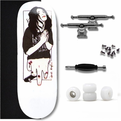 BerlinWood Fingerboard Starter Set X-Wide 33,3 5PLY Ramon Angelow