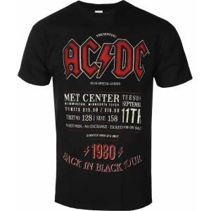 ROCK OFF мъжка тениска AC/DC - Minnesota - ЧЕРЕН - ROCK OFF - ACDCTS90MB