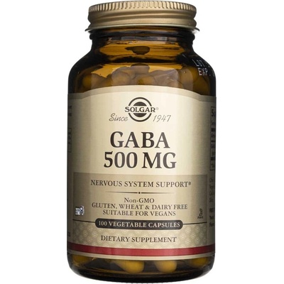 Solgar GABA 500 mg 100 rastlinných kapsúl