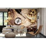DIMEX ART Самозалепваща се флизелинова фототапета винтидж компас на картата ii. 375 x 250 см