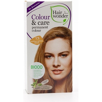 Hairwonder přírodní dlouhotrvající barva středně zlatá blond 7.3 100 ml