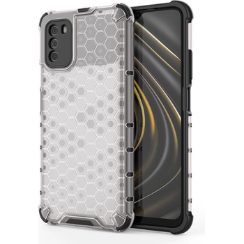 HQWear Калъф за телефон Honeycomb Armor с TPU рамка за Xiaomi Poco M3 / Xiaomi Redmi 9T, прозрачен (KXG0014360)