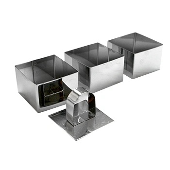 Image 1 of Horecano Cn-Иноксови квадрати 3-ка МАЛКИ(ps389-1)(2741-7711)(6, 5/6, 5/4, 5см) (0198506)