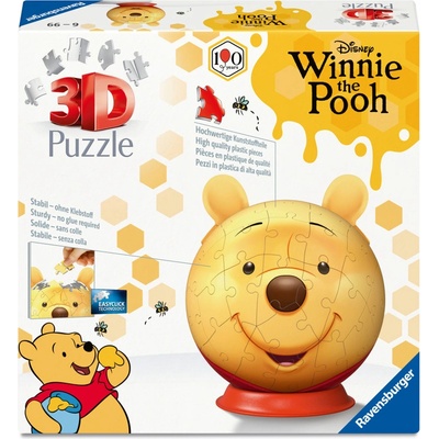 Ravensburger 3D пъзел Ravensburger от 72 части - Мечо Пух (12008070)