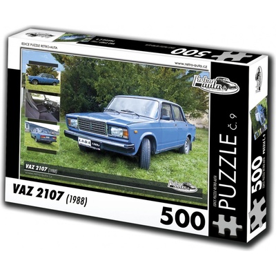 Retro-Auta č. 9 VAZ 2107 1988 500 dílků