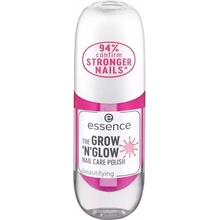Essence The Grow'n Glow spevňujúci lak na nechty 8 ml