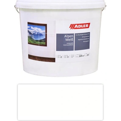ADLER Aviva Alpen Weiss - univerzálna maliarska farba na steny v interiéri 15 l Biela