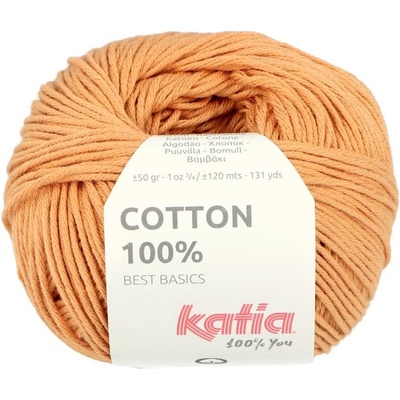 Katia Cotton 100% jemná oranžová 56