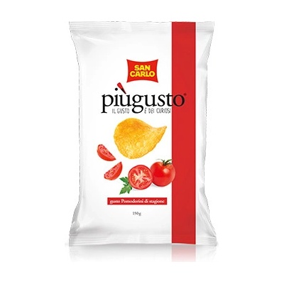 San Carlo zemiakové chipsy limetka a červené korenie 150 g