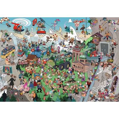 Ravensburger - Puzzle Beautiful Switzerland - 1 000 piese