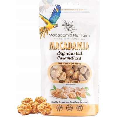 Macadamia Nut Farm ORECHY MAKADAMIA V KARMELU PRAŽENÉ Caramelized 150 g