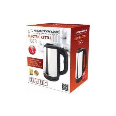 Esperanza electric kettle tiber 2.5 l inox