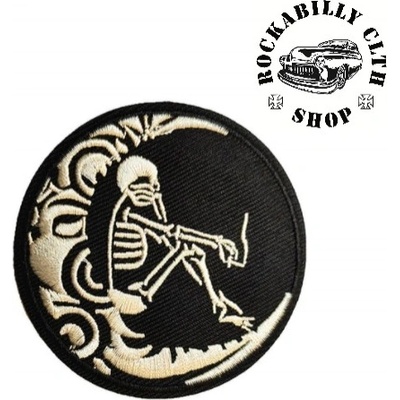 Nášivka Rocka Skeleton Smokin´