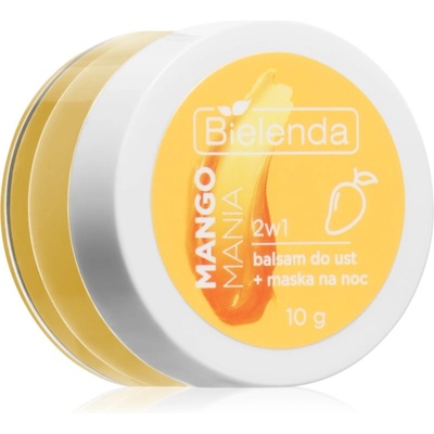 Bielenda Lip Care Lip Balm + Night Mask балсам за устни с аромат Mango Mania 10 гр