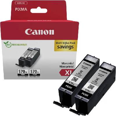Canon PGI-570XL 0318C010 черен (black) оригинален комплект касети, 2 бр (0318C010)