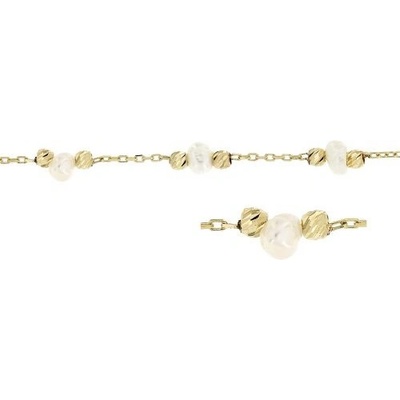 Zlatnictví U Kostela zlatý perličkový náramek 5267