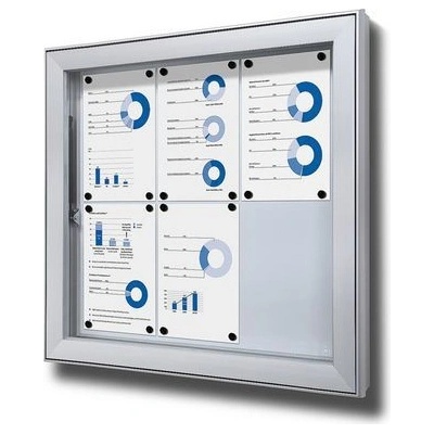 Extera Magnetická vitrína SCL, jednokřídlá 6 x A4