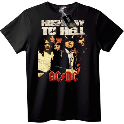 NOONEBRAND AC/DC Highway to Hell T-Shirt - XL, Black