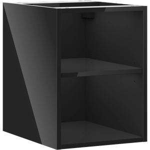 Mexen Box-A отворен шкаф с рафт 35 см, черен гланц - 91AX2-0350-470-0-70 (91AX2-0350-470-0-70)