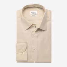 Eterna Dynamic Modern fit pánská bavlnená košel'a Non-iron béžová