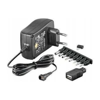Regulovatelný napájecí zdroj Goobay 53997 3-12V 1,5A