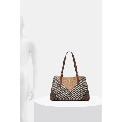 TWINSET Чанта tote дамска от сплетена материя (261TD8500)