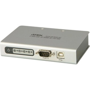 ATEN 4-портов хъб aten uc2324, usb към rs-232 (uc2324-at) - ggbox