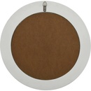 Image 1 of vidaXL Стенно огледало, бароков стил, 50 см, бяло (320344)