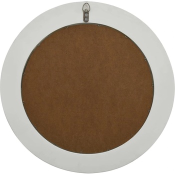 Image 1 of vidaXL Стенно огледало, бароков стил, 50 см, бяло (320344)