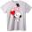 NOONEBRAND Тениска Snoopy Обичам те - L, White