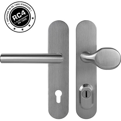 MPkovania - SECURO S01 PLUS - SO M1 FAVORIT PZ Plus 92 mm madlo/klika brúsená nerez