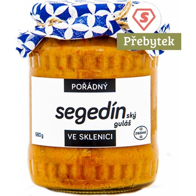 Pořádně ve sklenici Segedínský guláš 680 g