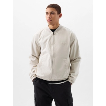 GAP Бомбър яке с лого GAP GAP | Byal | МЪЖЕ | S