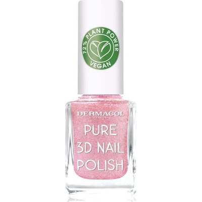 Dermacol Pure 3D lak na nehty odstín 05 Rose Veil 11 ml