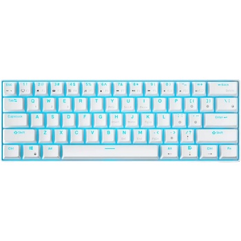 Royal Kludge RK-61-WH-REDSW-US