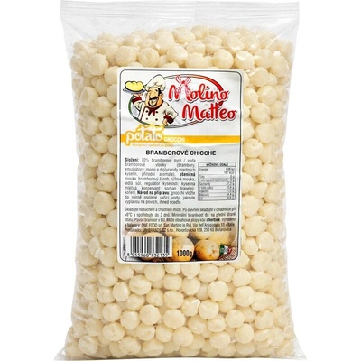 Molino Matteo Bramborové gnocchi mini 80% brambor 1000 g