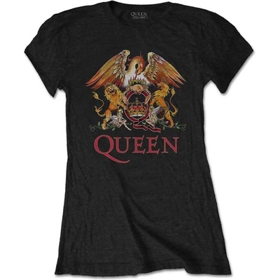 Queen Classic Crest Black 2XL Дамски Риза (QUTS03LB05)