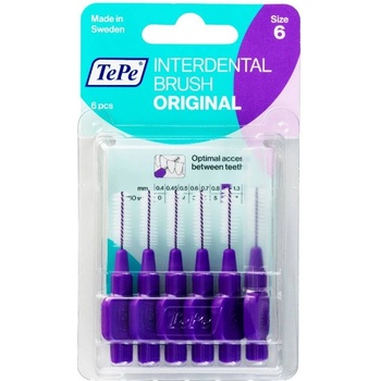 TePe Интердентални четки Original, 1.1 mm, размер 6, 6 броя