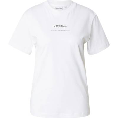 Calvin Klein Тениска бяло, размер XXS