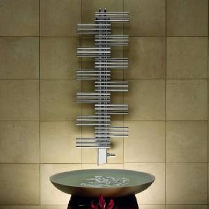 Zehnder Yucca - Радиатор за баня 177x80 см, прав, централна връзка 5 см, единичен ред, хром YSC-180-080 (YSC-180-080)
