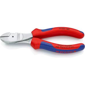 KNIPEX High-Leverage Diagonal Cutters Chrome-Plated 160 mm KNIPEX 08245 (74 05 160)
