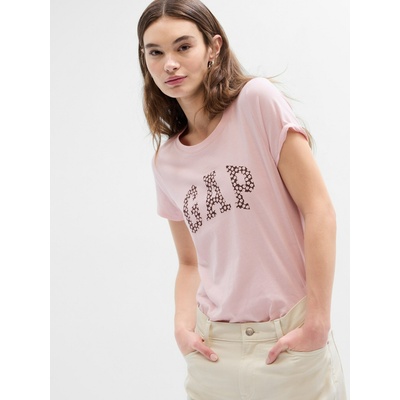 GAP Тениска с лого Gap GAP GAP | Rozov | ЖЕНИ | XXS