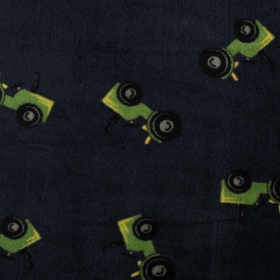 Strima Cuddle Fleece Double Face - Jeep, Navy + Uni Blue