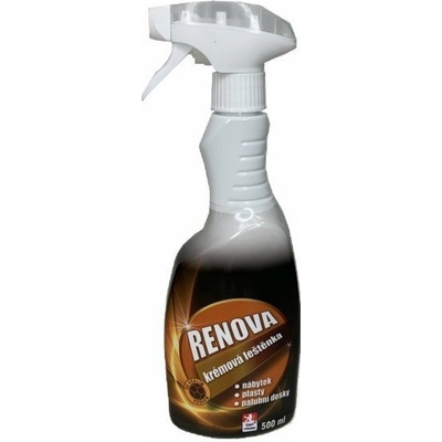 Renova Krémová leštěnka na nábytek, plasty a palubní desky se včelím voskem rozprašovač 500 ml – Hledejceny.cz
