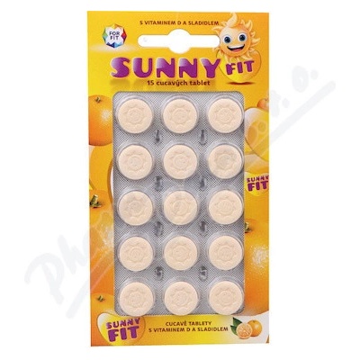 SunnyFit Vitamin D pro děti cucavé 15 tablet
