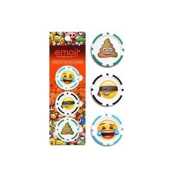 EMOJI markovátko 3PK Poker Chip 3ks