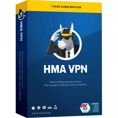 Avast HMA Pro VPN 5 lic. 12 mes.