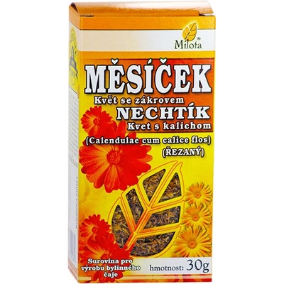 Milota Měsíček květ se zákrovem řezaný 30 g